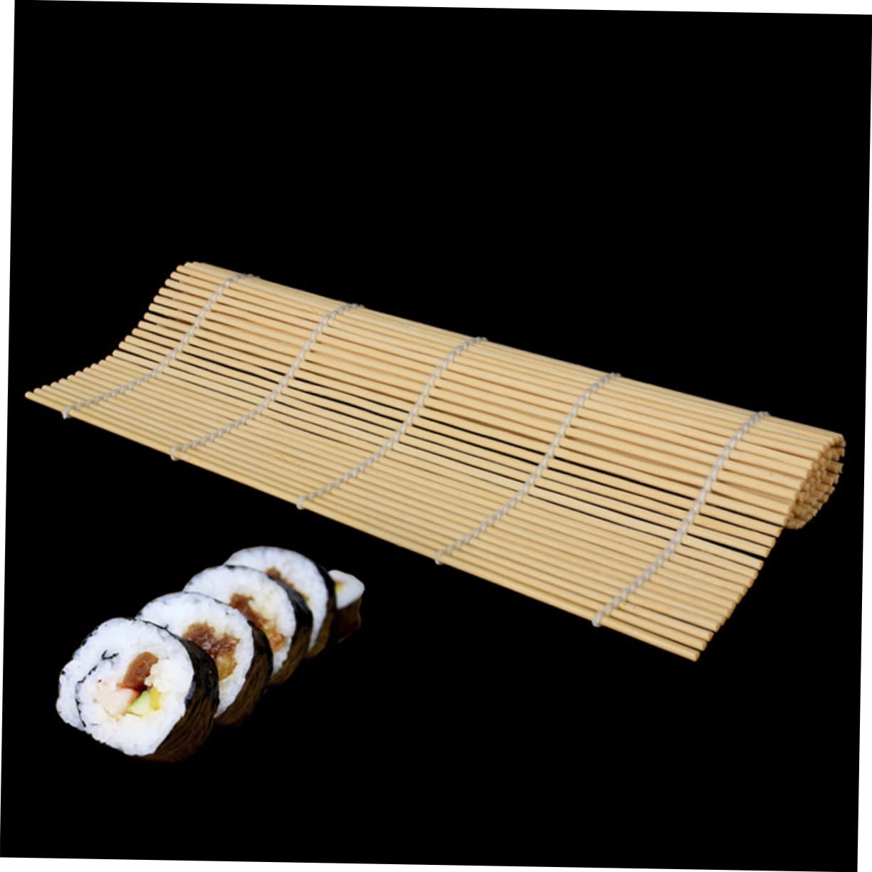 MUCKLILY 1 PC Sushi Roller Sushi Making Tools Sushi Rolling Mat Party Sushi Roll-up Sushi Maker Mold Serving Wrapper Beginners Sushi Mat Sushi Rooler Sushi Making Roller