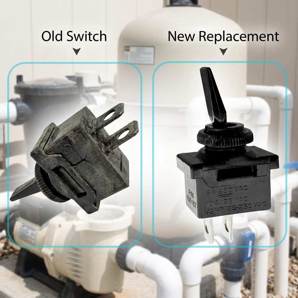 Amazon.com: OEM 155187 Double Insulated Toggle Switch for Pool