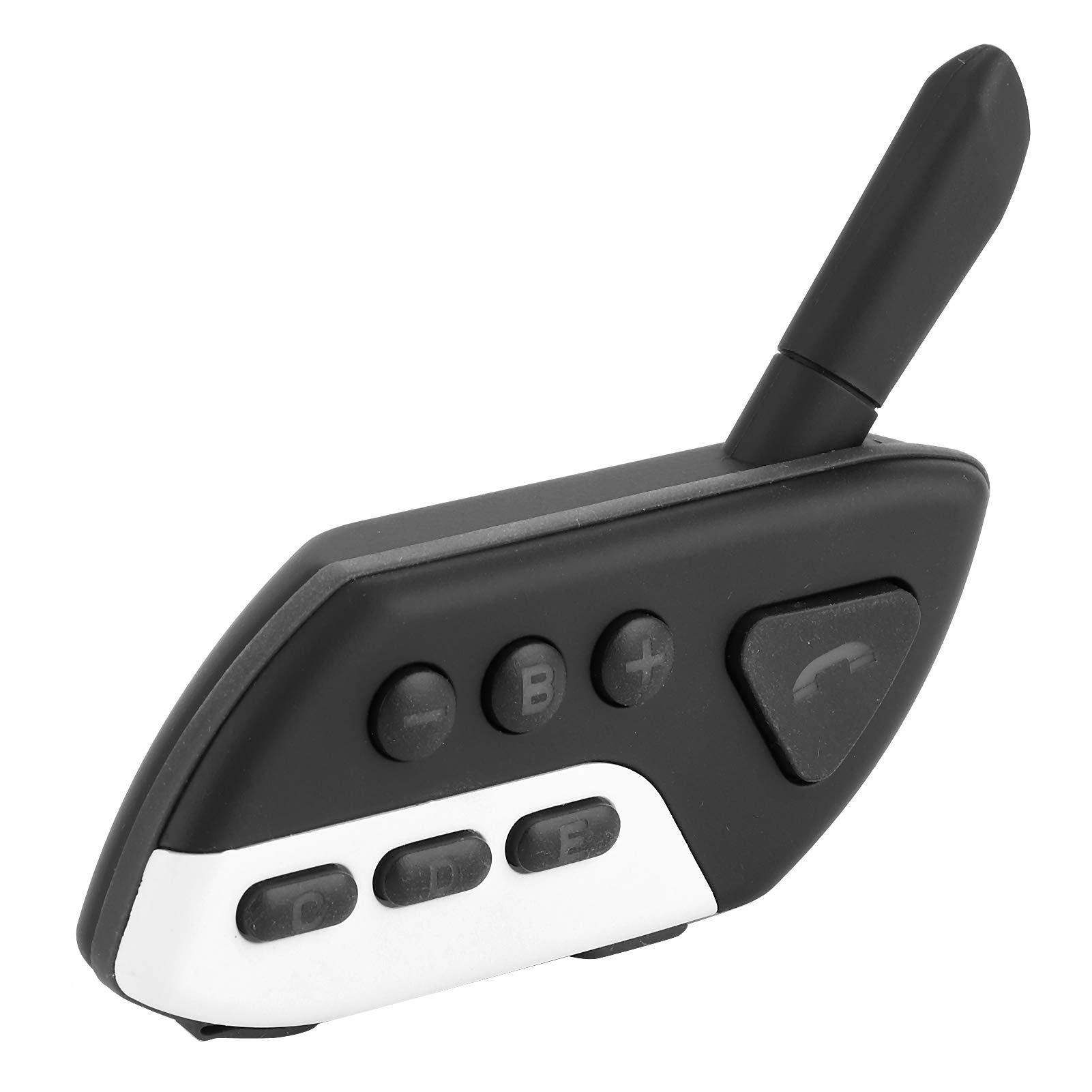 interfono Bluetooth per casco moto per guida di gruppo, cuffie di comunicazione wireless per 5 persone con riduzione del rumore, audio chiaro fino a 120 km/h, accoppiamento (Bianca)