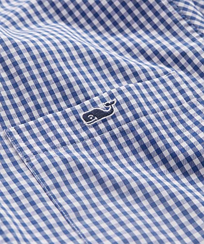 vineyard vines Men's Stretch Poplin Gingham Shirt4