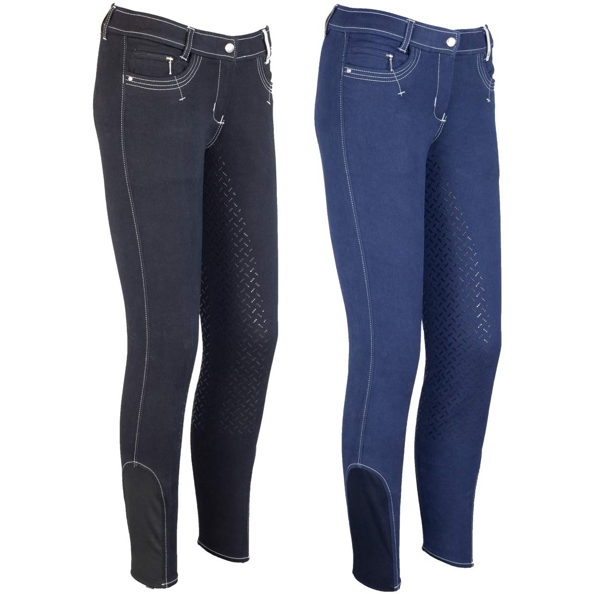 LAZURA Ladies 4018653104248 Jodhpurs, Blue, 34