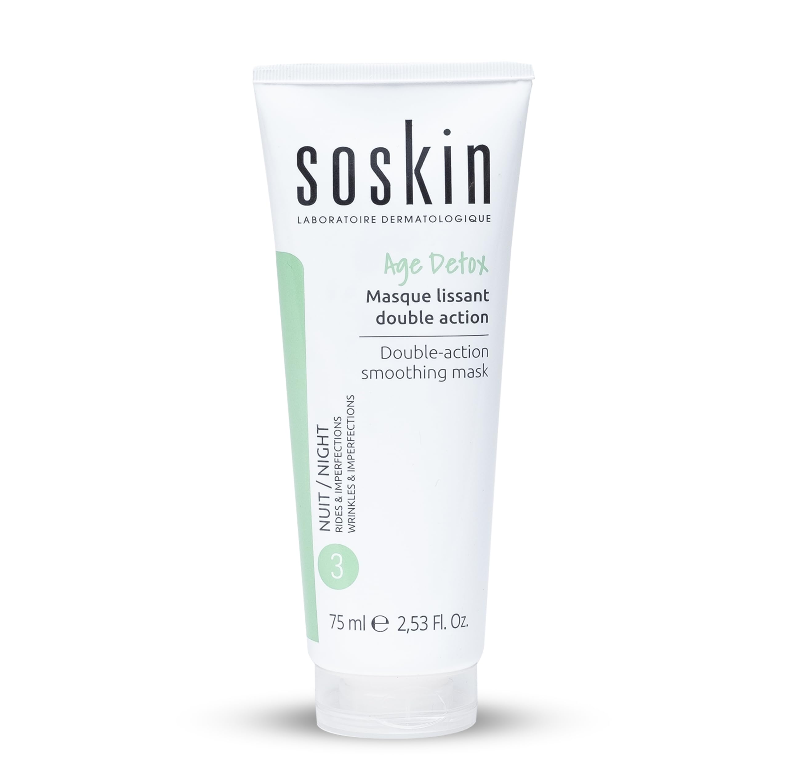 Age Detox Double-Action Soothing Mask | Recommended For Premature Aging | Prone To Wrinkles & Imperfections | 75Ml