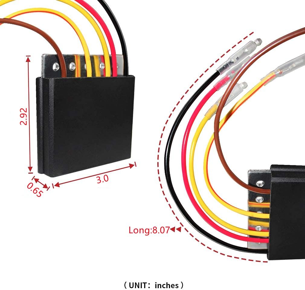 Voltage Regulator Rectifier 4060113 4060133 2205046 2205046 4060191 Compatible with Polaris Magnum/Sportsman/Xplorer/Xpress/Big Boss 400 425 500 1994-1997