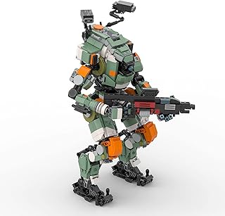 WANZPITS Creative Robot Soldier Titan BT-7274 Model Building Kit for Adults and Game Fans; | Compatible with Lego Titanfall Mech |, Cool Desktop Decor Birthday Gift, (1,077 Pieces) ,Colorful (C6739)