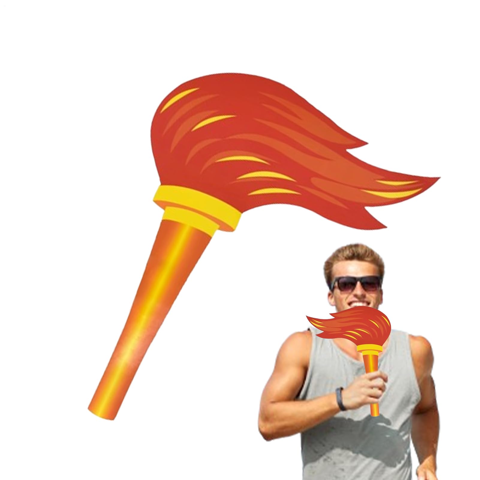 Inflatable Torch Creative Simulated Inflatable Flame