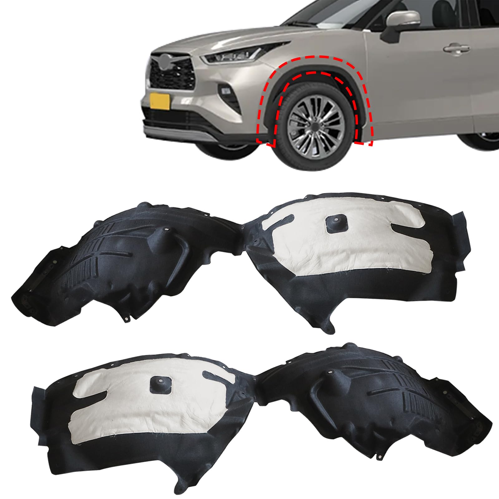Amazon.com: Sekeseauto 1 Pair Front Left & Right Side Fender