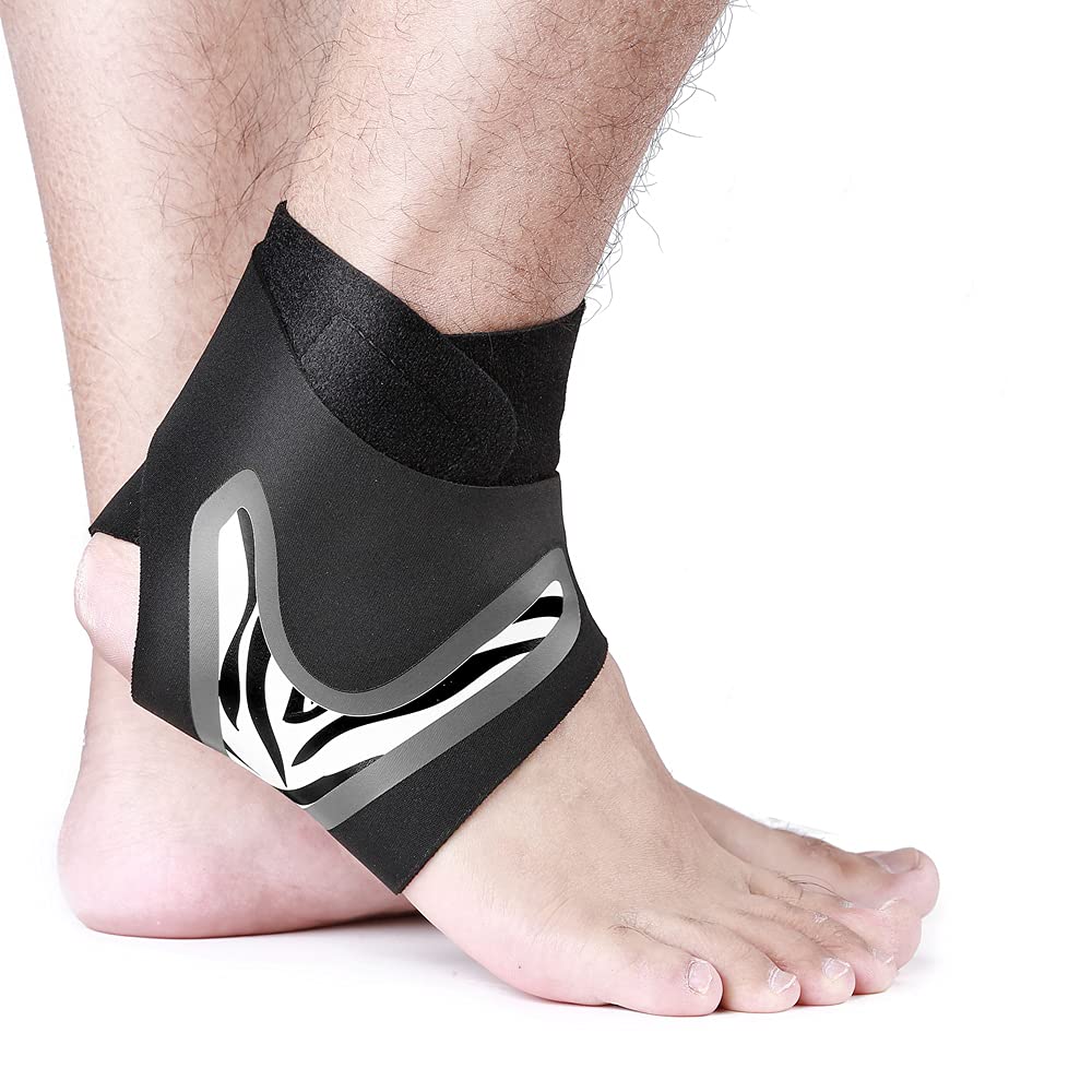 Uni Ankle Guard One Pair Uni Ankle Support Brace Foot Bandage Sprain Prevention Stretchable Adjustable Sports Fitness Foot Protection Ankle Guard