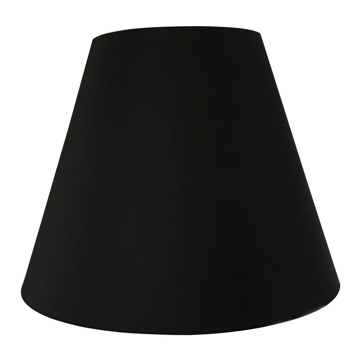 Royal Designs Deep Empire Hardback Lamp Shade, Black, 9