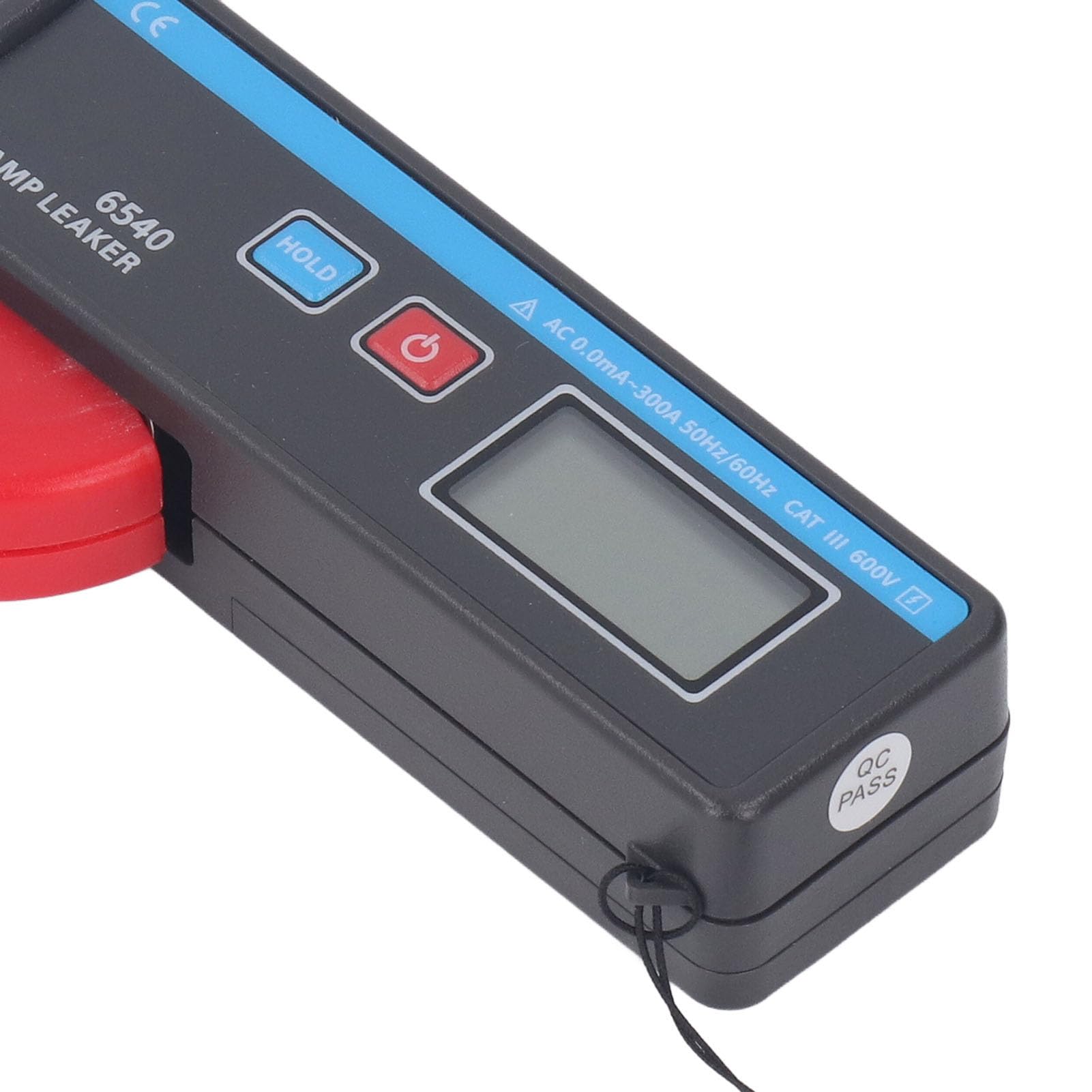 Pinza Amperimétrica Digital, Pinza Amperimétrica de Corriente de Fuga, Amperímetro Portátil con Fugas Digitales de Alta Precisión, Tamaño de Mandíbula de 40 Mm