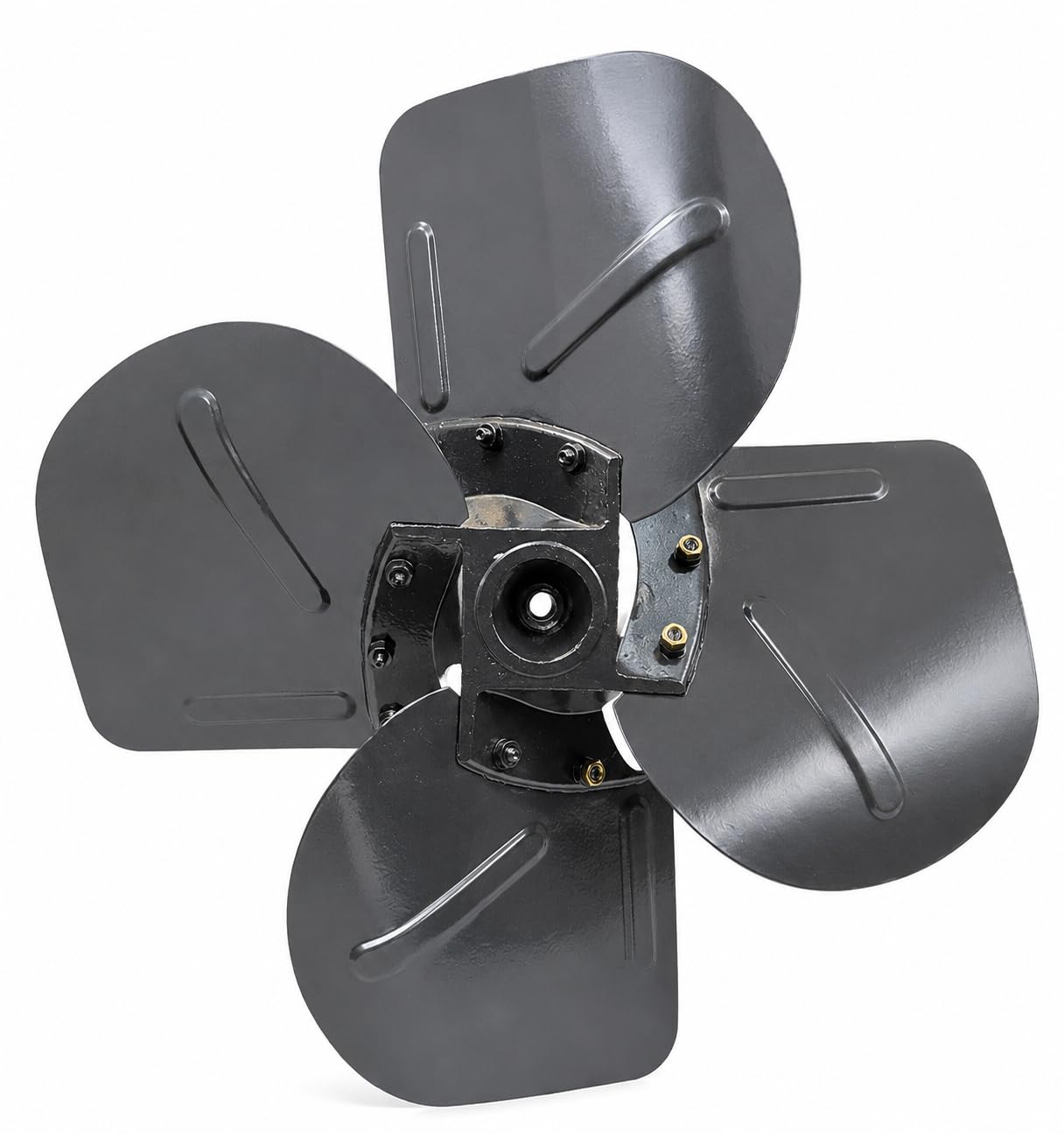 Parameshwara Kitchen Exhaust Fan Blade 18 Inch Black Metal Replacement Fan Blade 4 Blade Design Heavy Duty Ventilation Blade for Kitchen Commercial and Industrial Exhaust Fans-picture-18