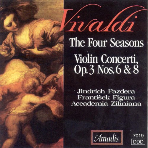 Four Seasons / Concerti Op 3 Nos 6 & 8 [Audio CD] Various Artists; Vivaldi / Pazdera / Figura / Academia Zi; Pazdera /Vln//Figura; Pazdera /Figura; Vivaldi, A and Acad Ziliniana