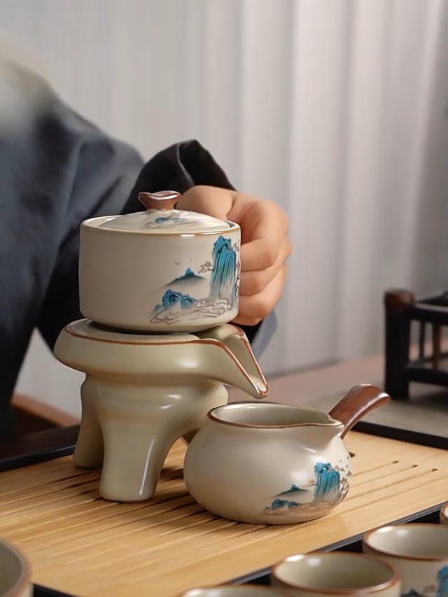 中国茶器 3点セット 山水画 中国茶器 3点セット 山水画 Amazon.co.jp