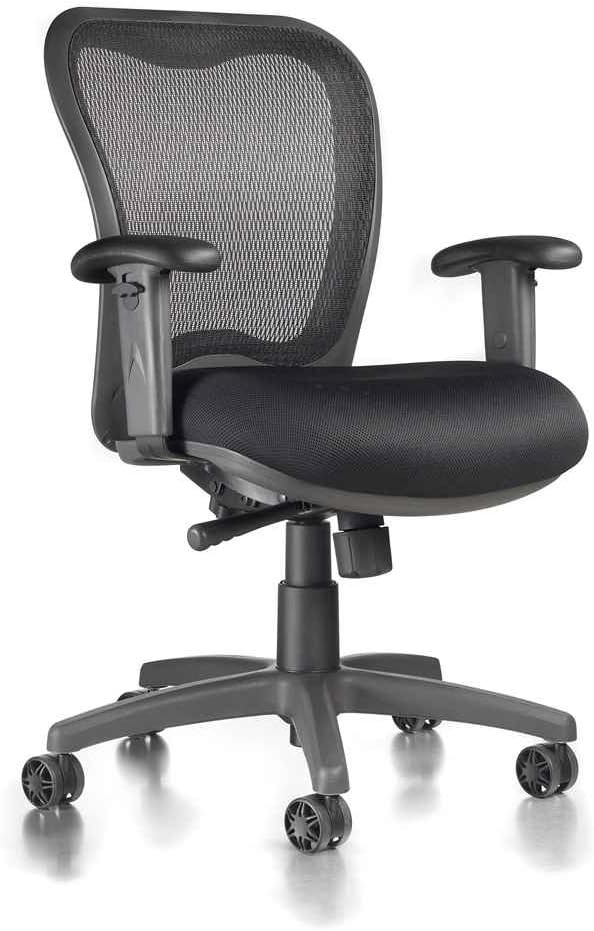 LXO Ergonomic Mid Back Task Chair (Navy)
