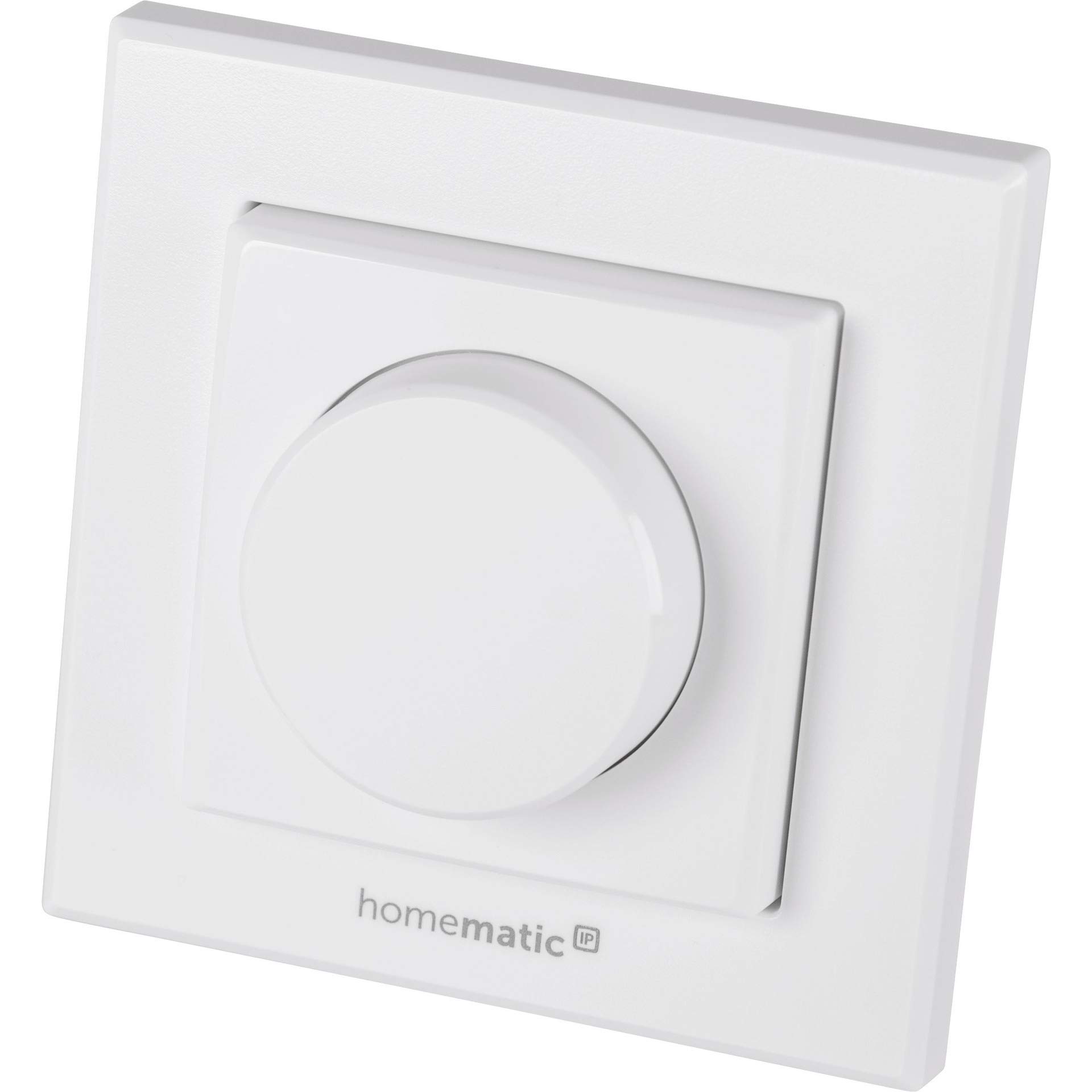 Homematic IP Smart Home 154888A0 - Interruptor Giratorio para Atenuación Con Regulador de Intensidad, Universal, Inalámbrico