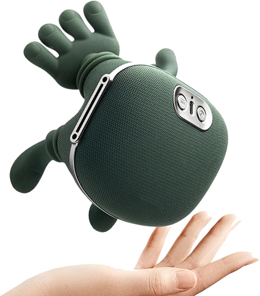 Neck Massager,Portable Wireless Electric Massage Heat Relax Back and Shoulders