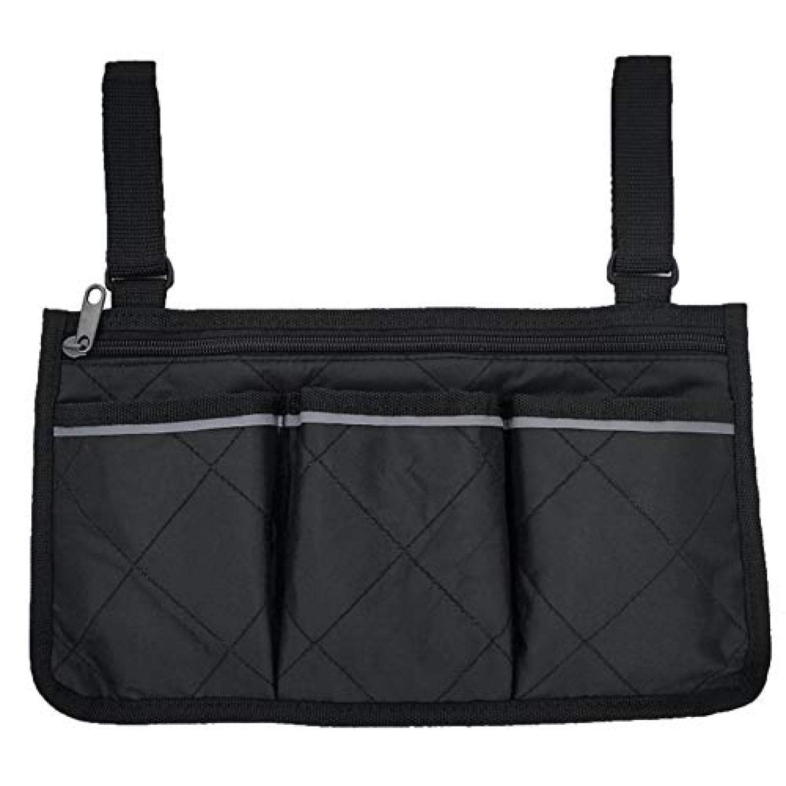 Bolsa Lateral para Silla de Ruedas, Bolsa organizadora para reposabrazos, Bolsillo para Andador, Soporte para teléfono, Bolsa para Scooter, Silla de Ruedas, Scooter eléc
