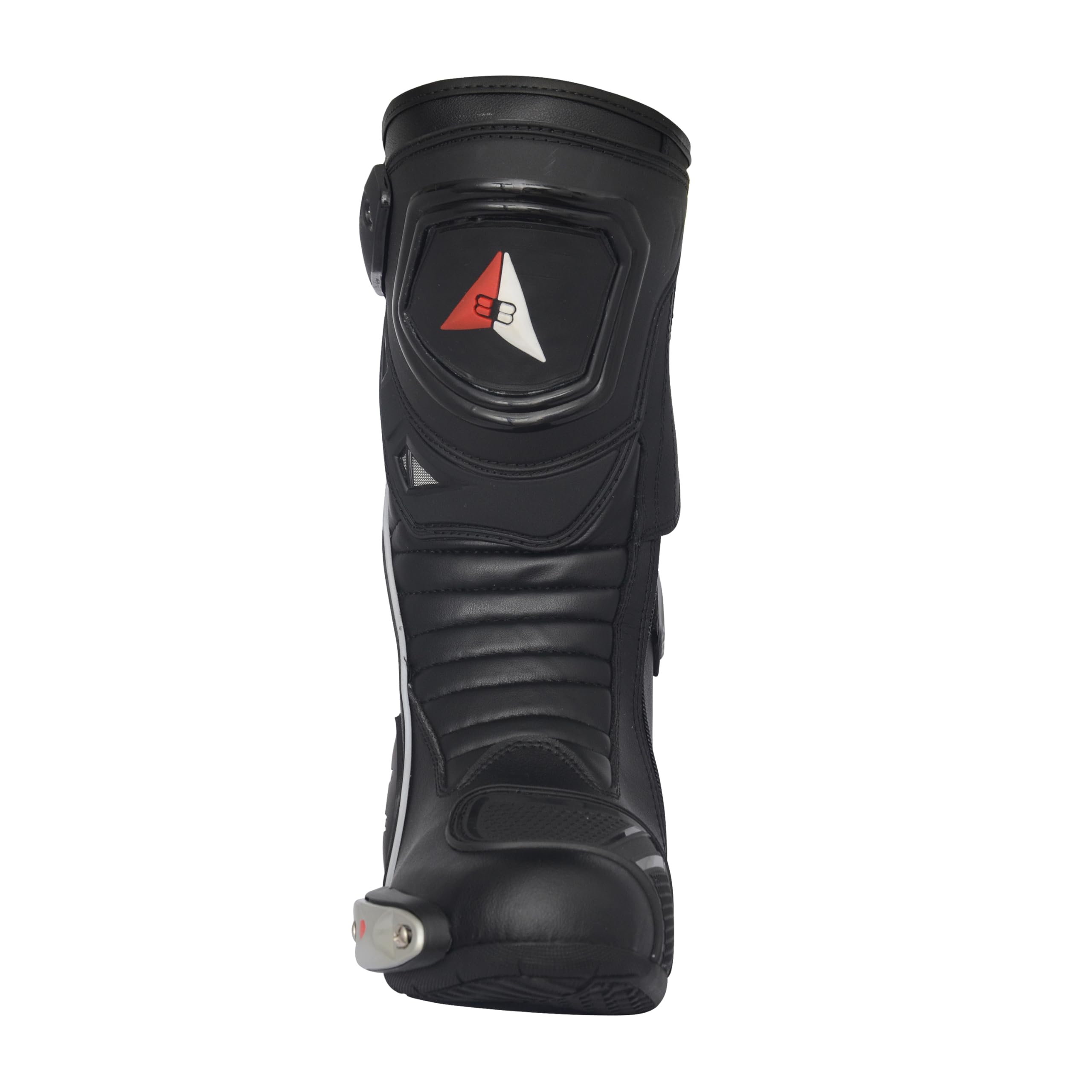 Bohmberg Stivali da Moto, Stivali Sportivi in Pelle, Pelle Resistente Idrorepellente con Protezioni Fisse/Design Molto Cool/urbano, motociclista