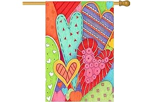 Heart-felt Valentine's Day House Flag Unveils Romantic Ambiance