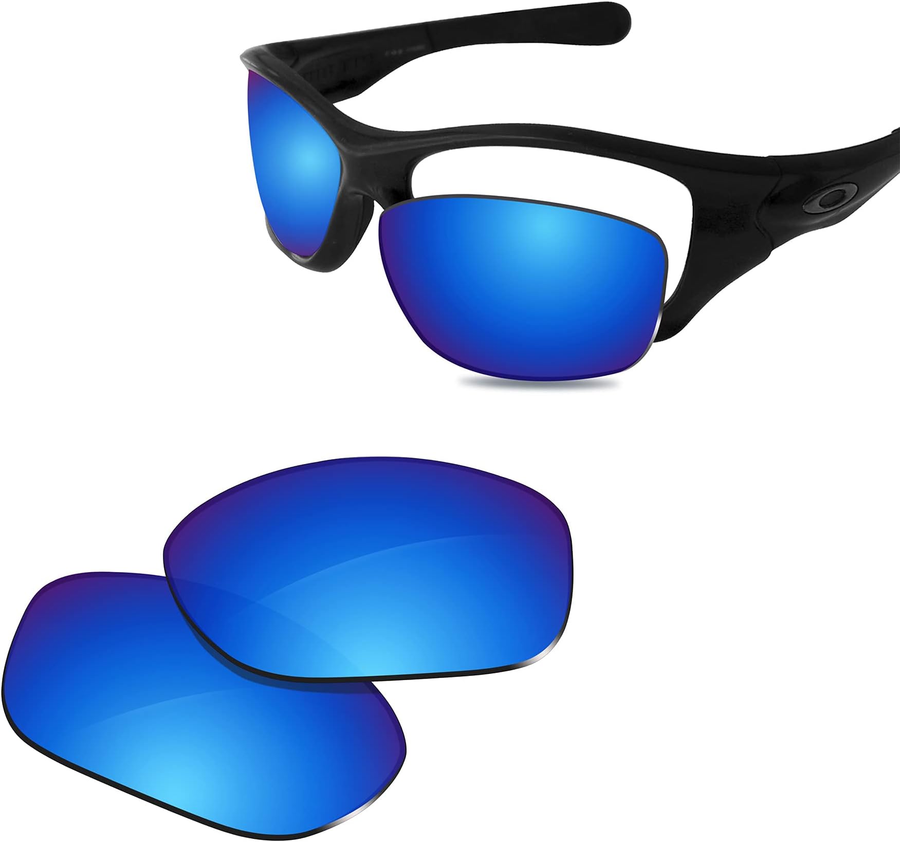 100% Precise-Fit Replacement Sunglass Lenses for Oakley Pit Bull OO9127 | Pit Bull Asian Fit OO9161