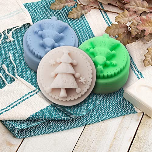 Silicone Soap Molds, Round Soap Molds For Soap Making, Silicone Molds For Handmade Crafts Soap Mold, Chocolate, Cake #TOP2