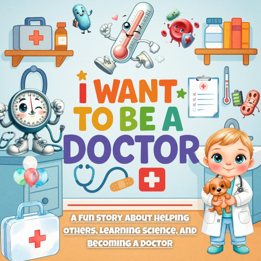 I Want To Be A Doctor: A Fun Story About Helping Others, Learning Science, and Becoming a Doctor