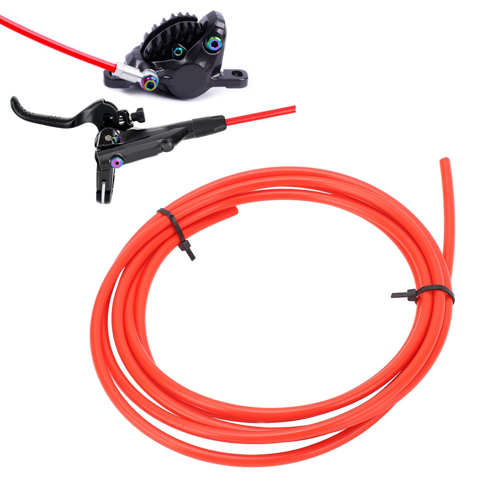 Vélo Frein Huile Tube, Câble De Frein De Vélo Avec Vis De Connexion D'insertion, Tuyau De Frege De Tuyau D'huile De Frein à Disque Hydraulique De Vélo De Montagne De Pour