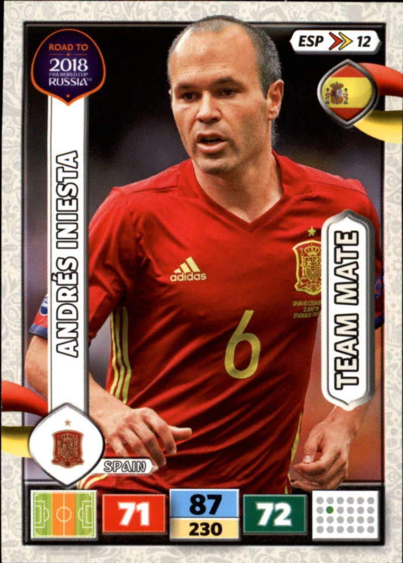 Amazon.com: 2017 Road to World Cup 2018 Adrenalyn XL Soccer #ESP12