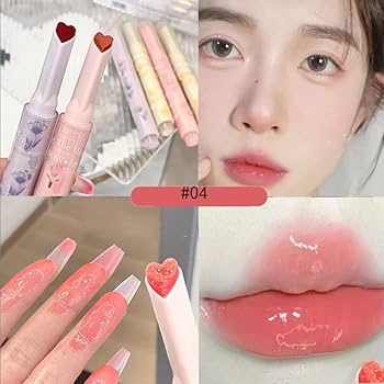 Amazon | 可愛い高発色とろけるリップメイク 肌色 メイク崩れなし