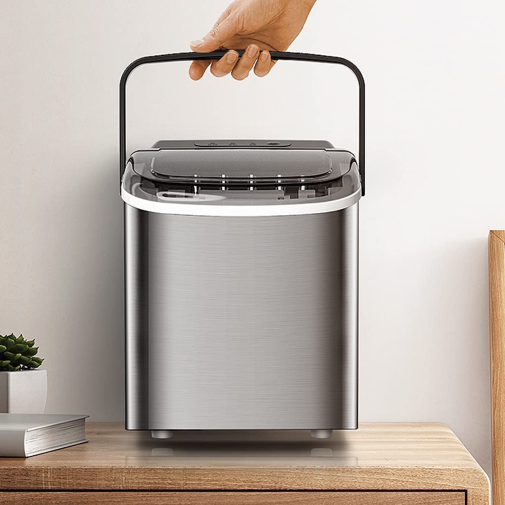 1 5 kg Touch Screen in Acciaio Inossidabile Produttore di Ghiaccio Piccolo Display di Temperatura di Pulizia della cronometraggio Domestico Piccolo
