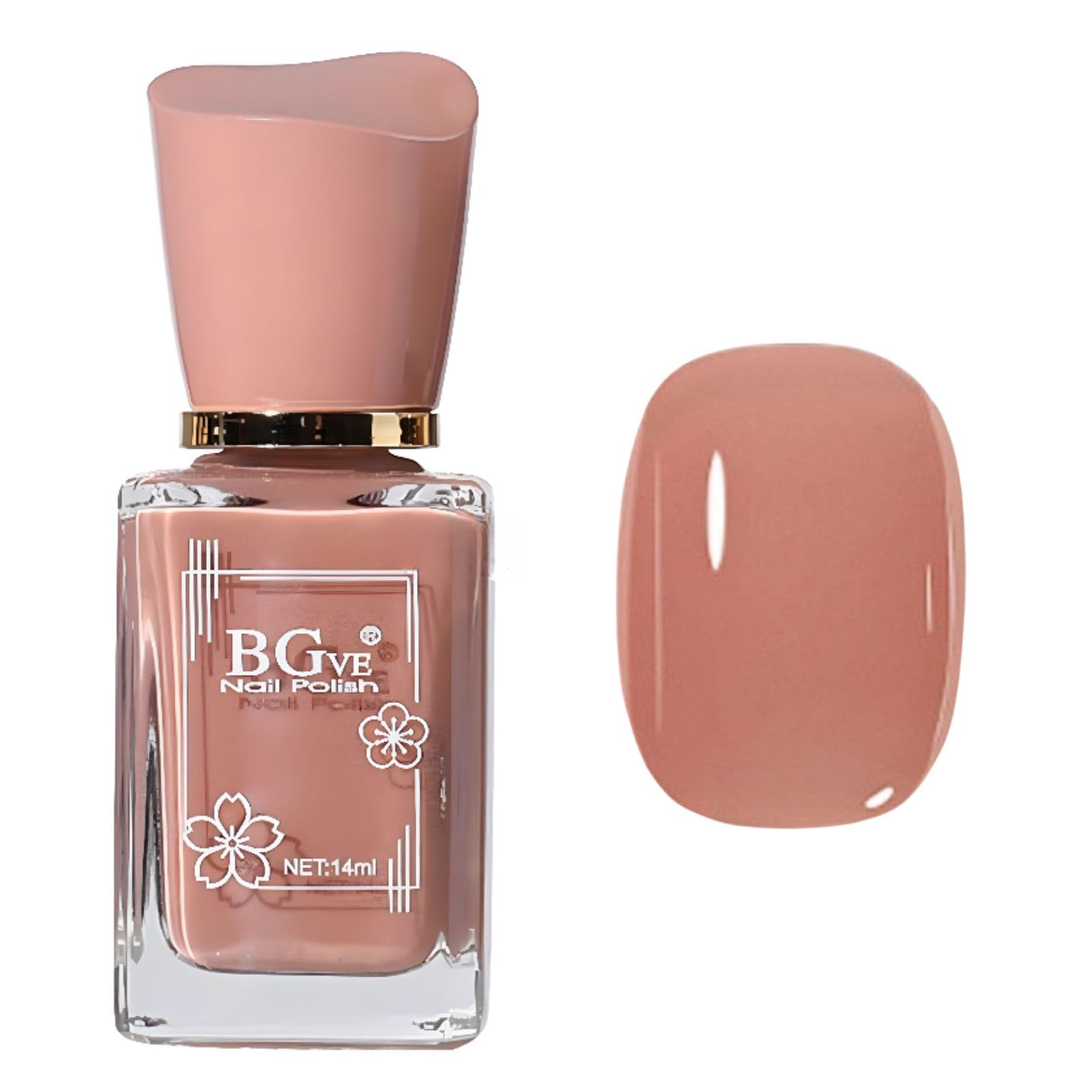 Amazon.com : NovaCharm Sheer Nail Polish Nude - Fast Drying