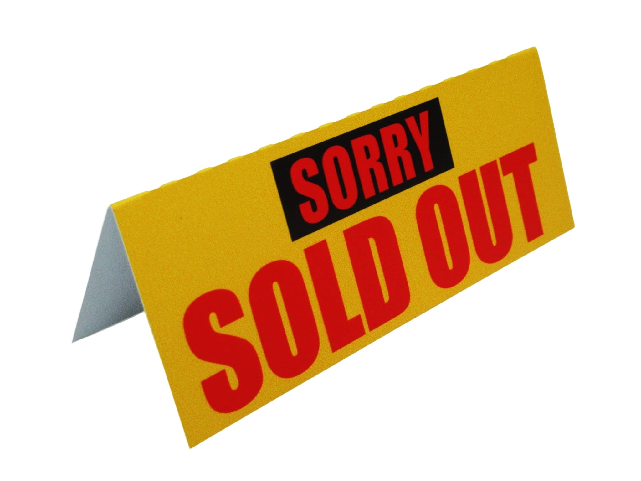 Amazon | 売り切れ SOLD OUT 卓上プレート 折りたたみ式 プラカード  