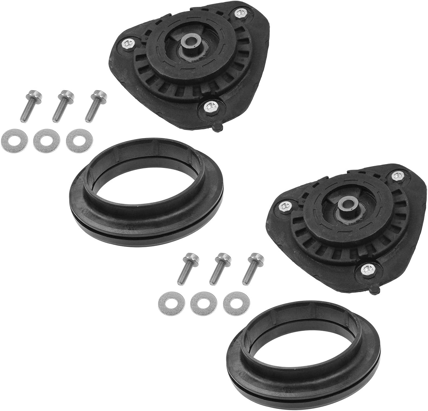 TRQ Front Strut Mount Set Compatible with 2007-2013 Nissan Altima 2009-2014 Maxima