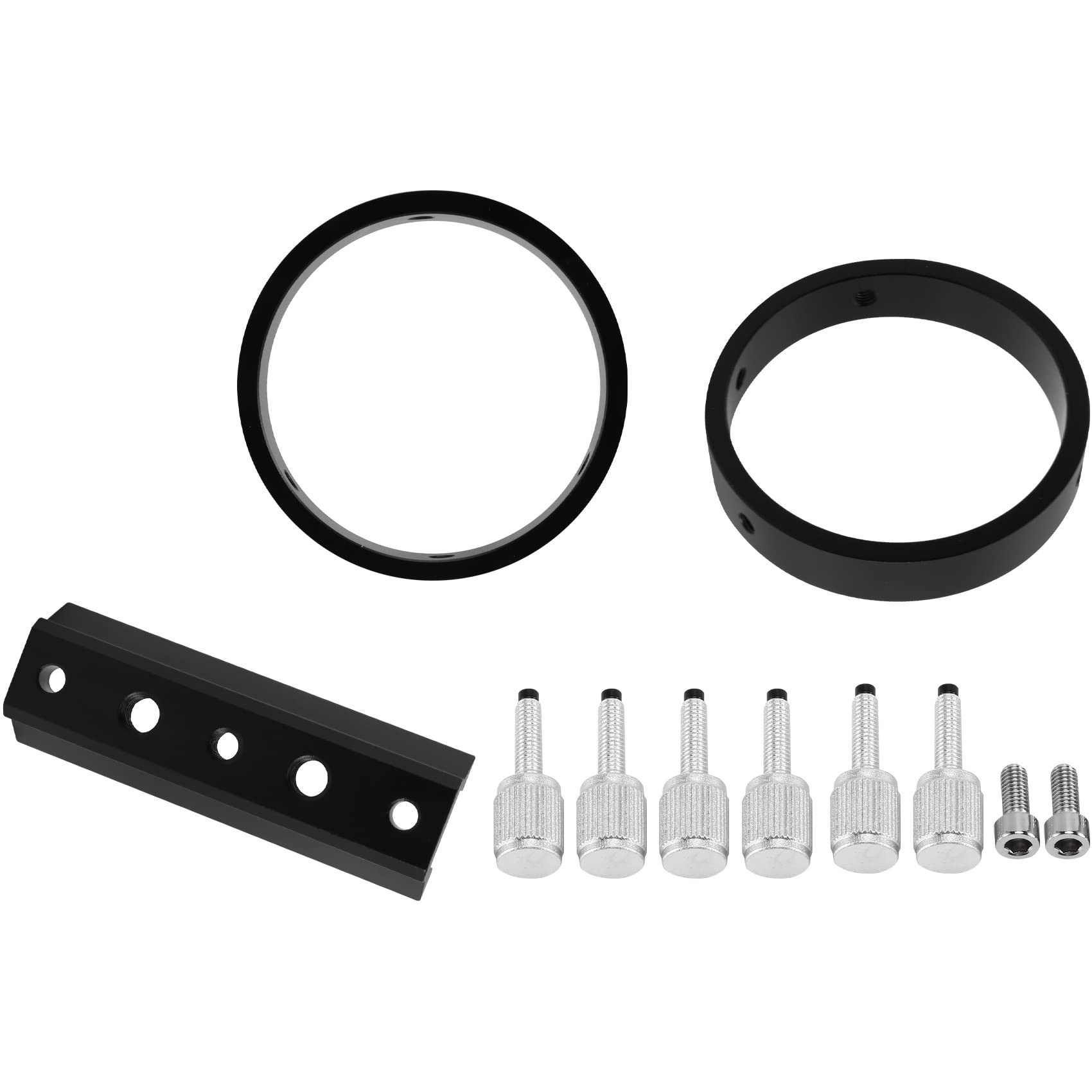 Lizusidtsy Guiding Scope Ring Kit for Telescope Tube Diameter or Finders 43mm to 70mm for Astrophotography