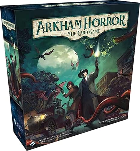 Asmodee Arkham Horror The Card Game Revised Core Set - Investiga misterios en una cooperativa Lovecraftian LCG, edades 14+, 1-4 jugadores, 1-2 horas