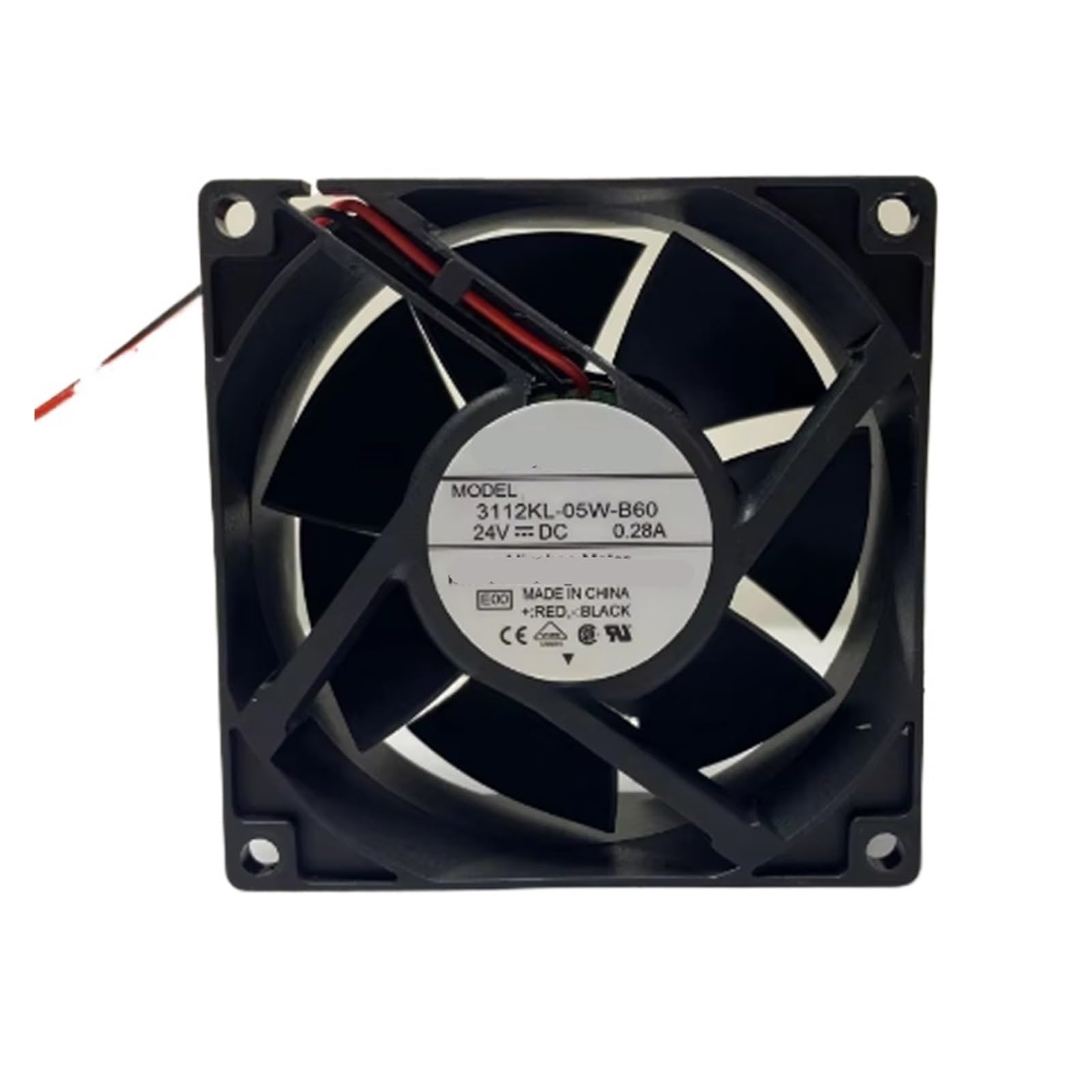 WEUSANXPL 3112KL-05W-B60 24V 0.28A 80 * 80 * 32mm DC Fan