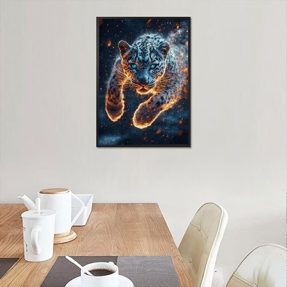 Sterne Tiger Puzzle 4000 Teile, Klassische Puzzles, Geschicklichkeitsspiel Puzzle für Erwachsene, Puzzlespiele für Die Ganze Familie, Mit Schöner Verpackung, Dekoration Puzzles DX0YL3-963