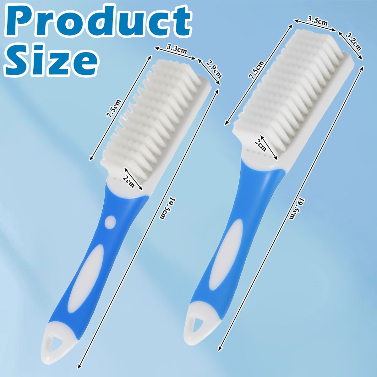 6 PCS Cepillo para Zapatos Cepillo para Limpiar Zapatos Cepillos de Limpieza con Cerdas Cepillo Doméstico Cepillo Portátil Cepillo Multifuncional para Limpiar Ropa Zapatos y Baldosas