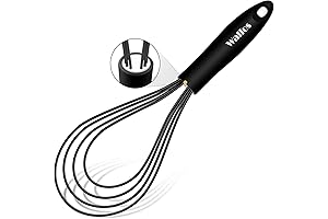 Walfos Silicone Flat Whisk: Your Kitchen's Versatile Companion for Effortless Gravy Perfection