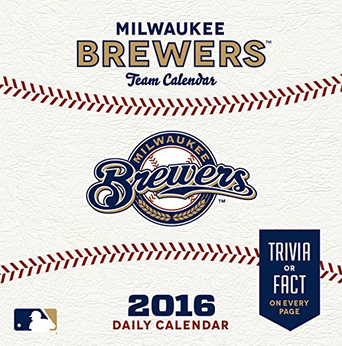Turner Milwaukee Brewers 2016 Box Calendar, January-December (8051407)