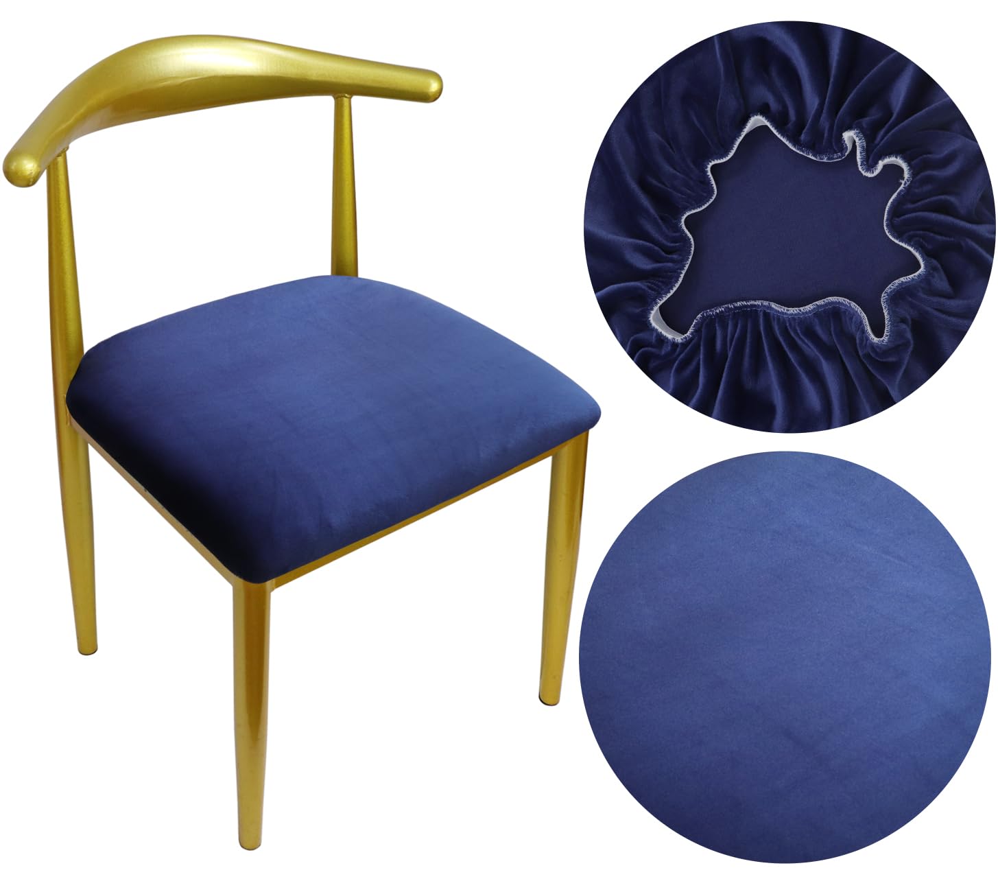 Coprisgabello In Velluto Elasticizzato - Per Sgabelli 36-50 Cm | Lavabile E Antiscivolo - Foto 11