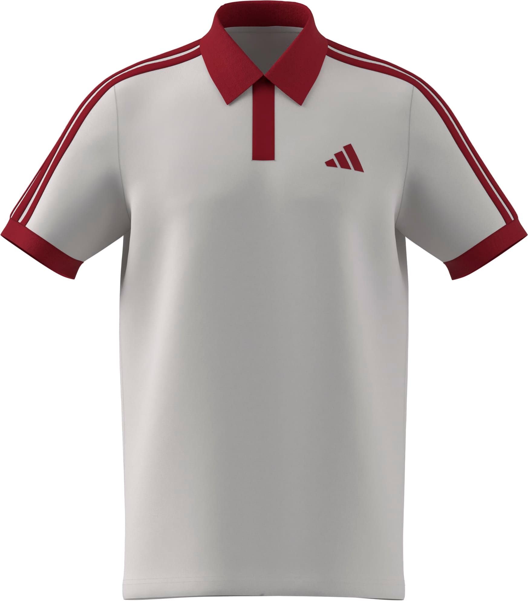 adidas Men's Tennis Classics Polo Shirt, Chalk White, L
