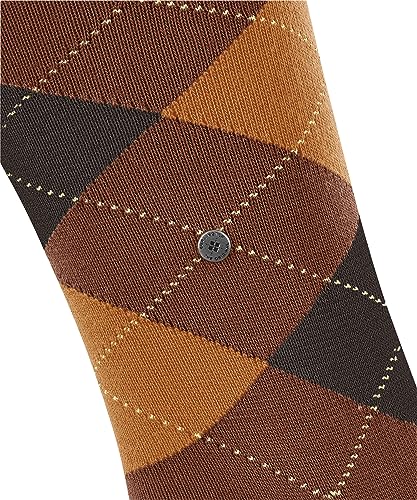 Burlington Heren King Kousen ademend duurzaam biologisch katoen platte naad voor drukvrije teen modieus met argyle business everyday ONE-SIZE-FITS-ALL als geschenk 1 Paar - Afbeelding 5