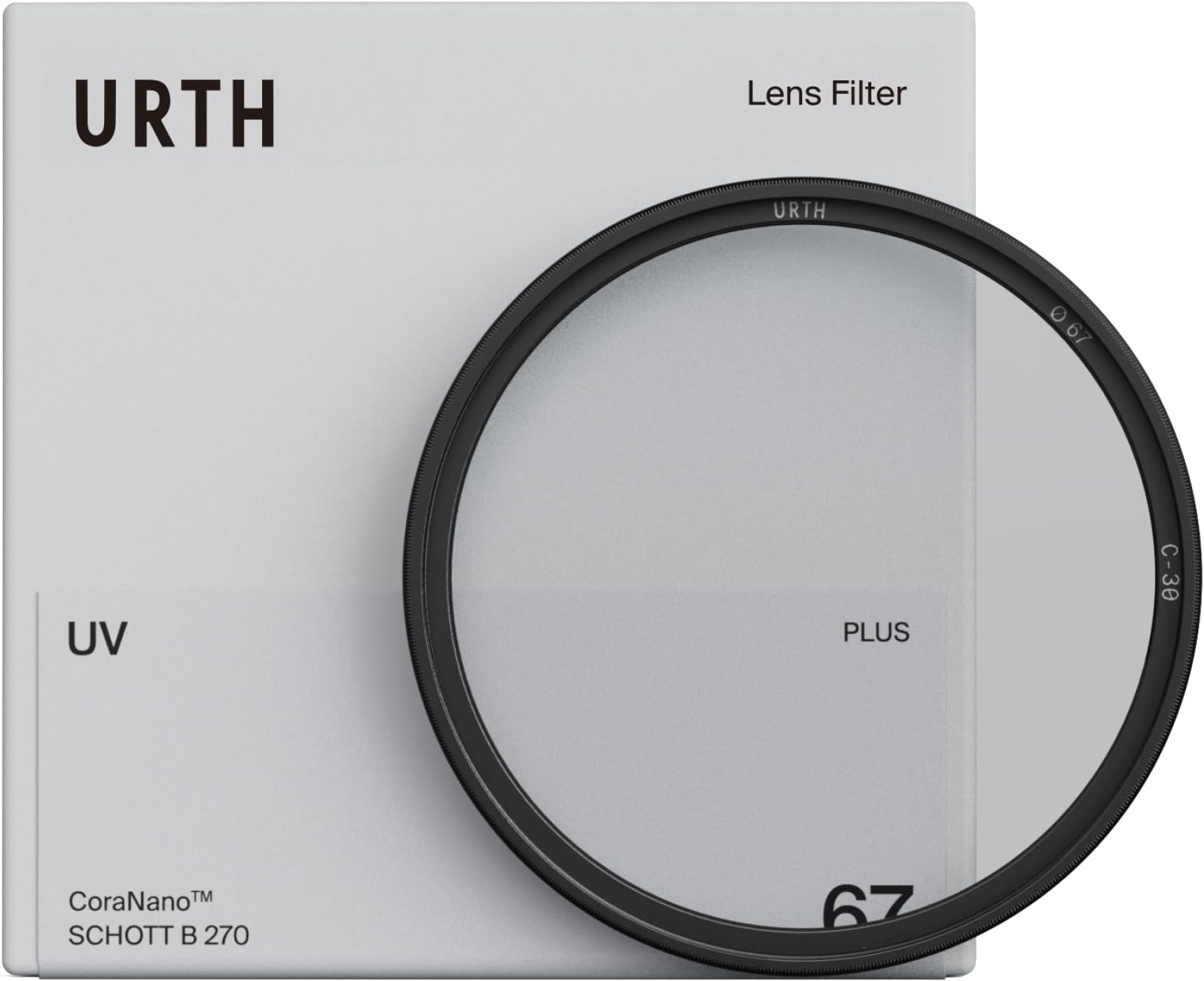 Urth 77mm UV Lens Filter (Plus+) - Ultra-Slim, 30-Layer Nano-Coated UV Camera Lens Protection