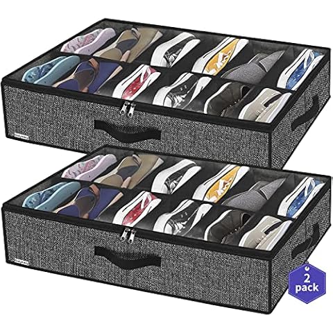 Organizador de Zapatos Debajo de la Cama homyfort Cover