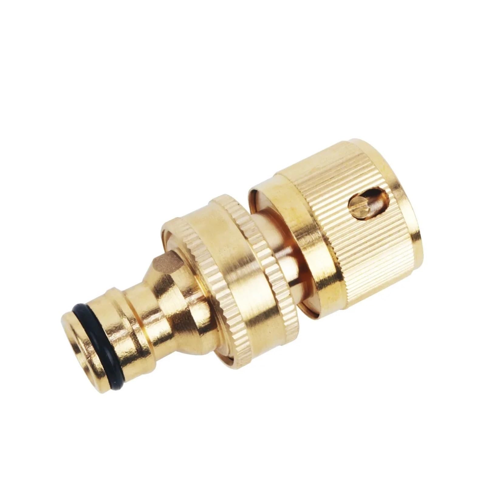 Adattatore per tubo da giardino 3/4 '' connettore rapido Water Stop raccordo filo rame rubinetto accoppiamento irrigazione