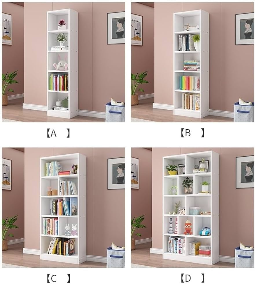 ④本棚 本棚 幅60cm 4段 スライド書棚 ボックスラックシリーズ （ 書棚