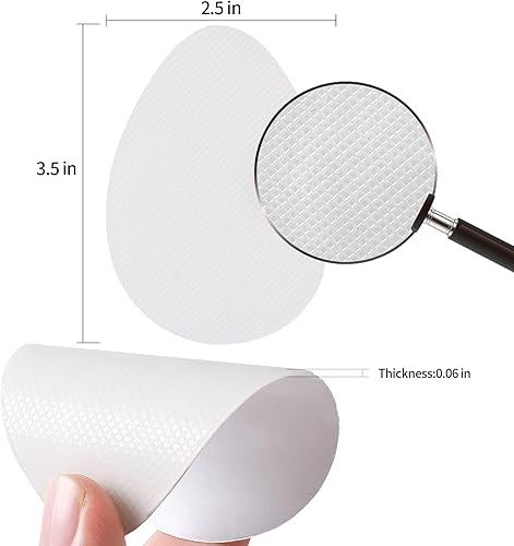 Miniatura 4 de Ashoesert Protector de suela transparente, empuñaduras para zapatos en la parte inferior de los zapatos, almohadillas antideslizantes para zapatos,