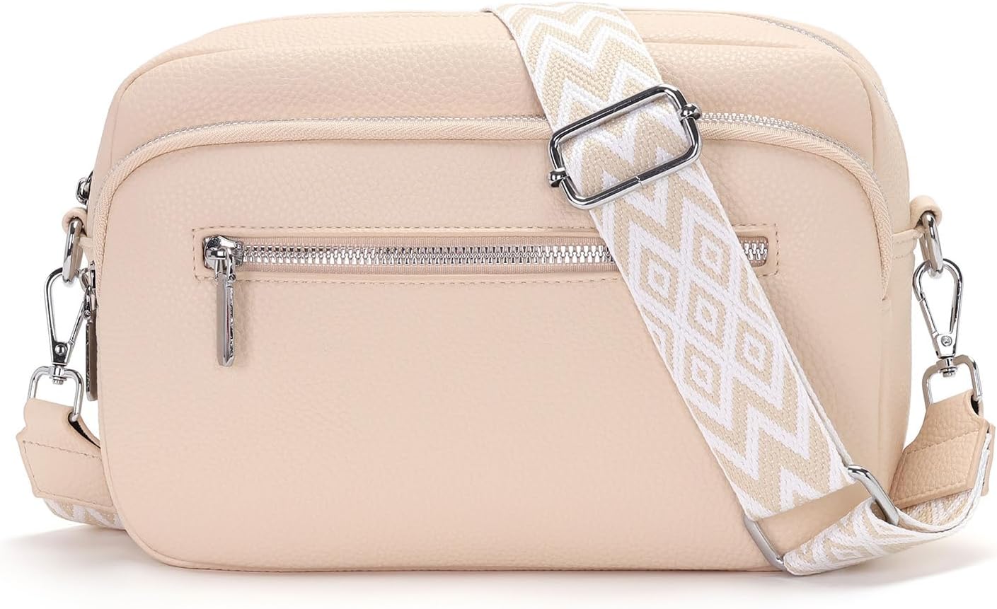 RQJZ 25x20cm Schoudertas voor dames middelgrote handtas voor dames van vegan leer crossbody tas voor dames met meerdere vakken en 2 schouderbanden Blauw