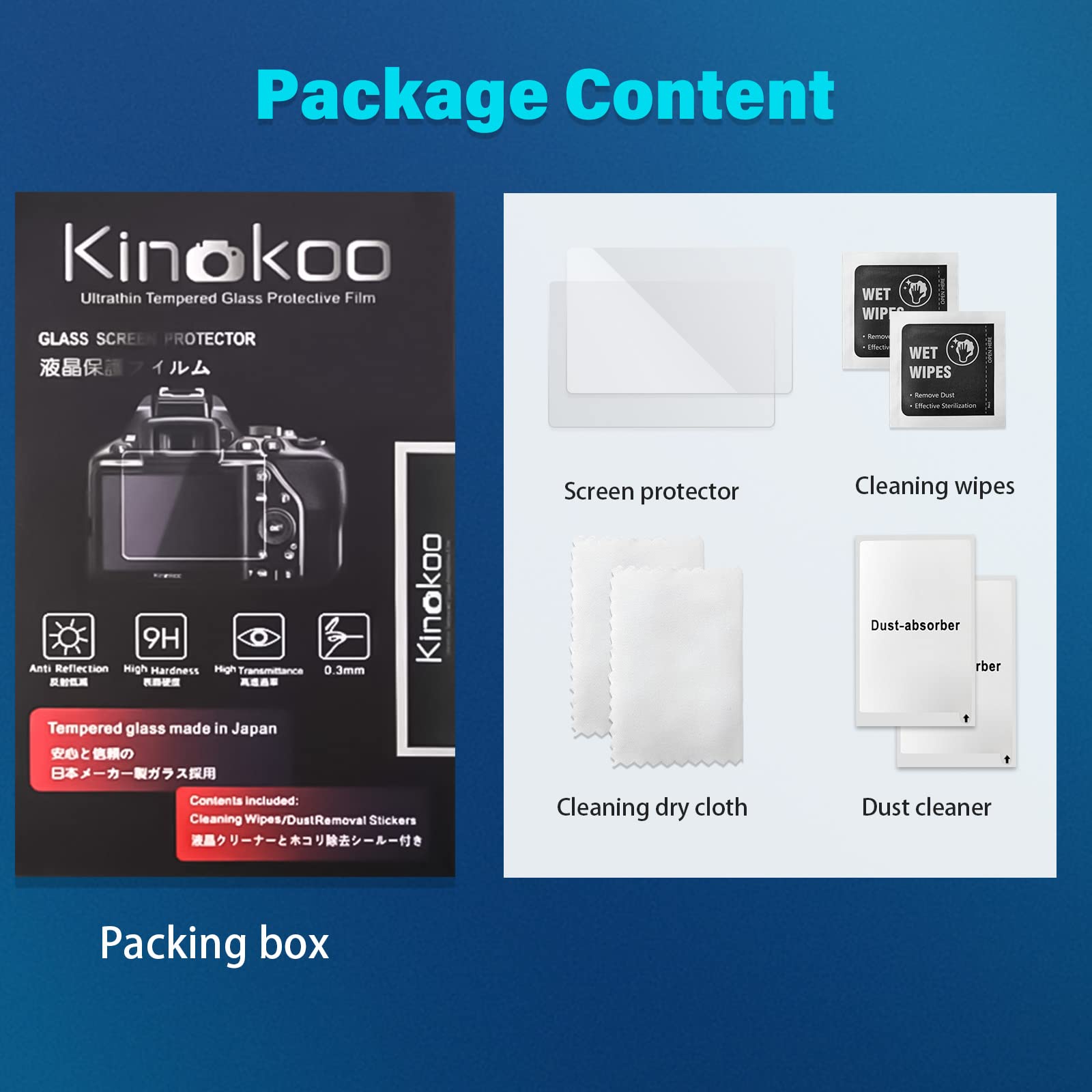 Kinokoo Pellicola Vetro Temperato Per Panasonic S5 – 2 Pezzi – 9H Anti Graffio – 0,25 Mm – Trasparente - 2