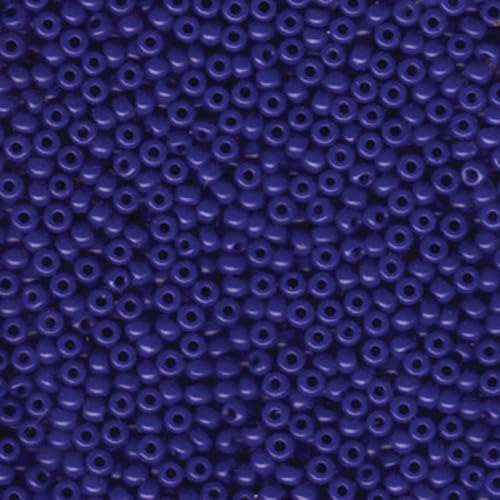 Miyuki Cuentas de semillas redondas tamaño 80 0.78 oz cobalto opaco